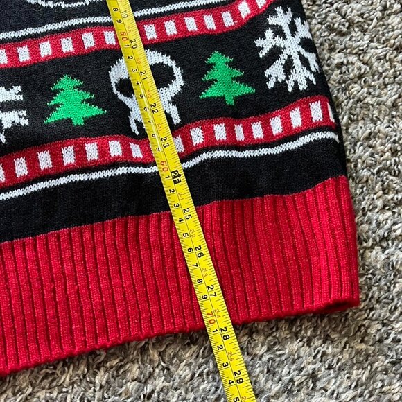 Disney Nightmare Before Christmas Mens Large Sweater, Spooky Christmas Pullover - Picture 5 of 6